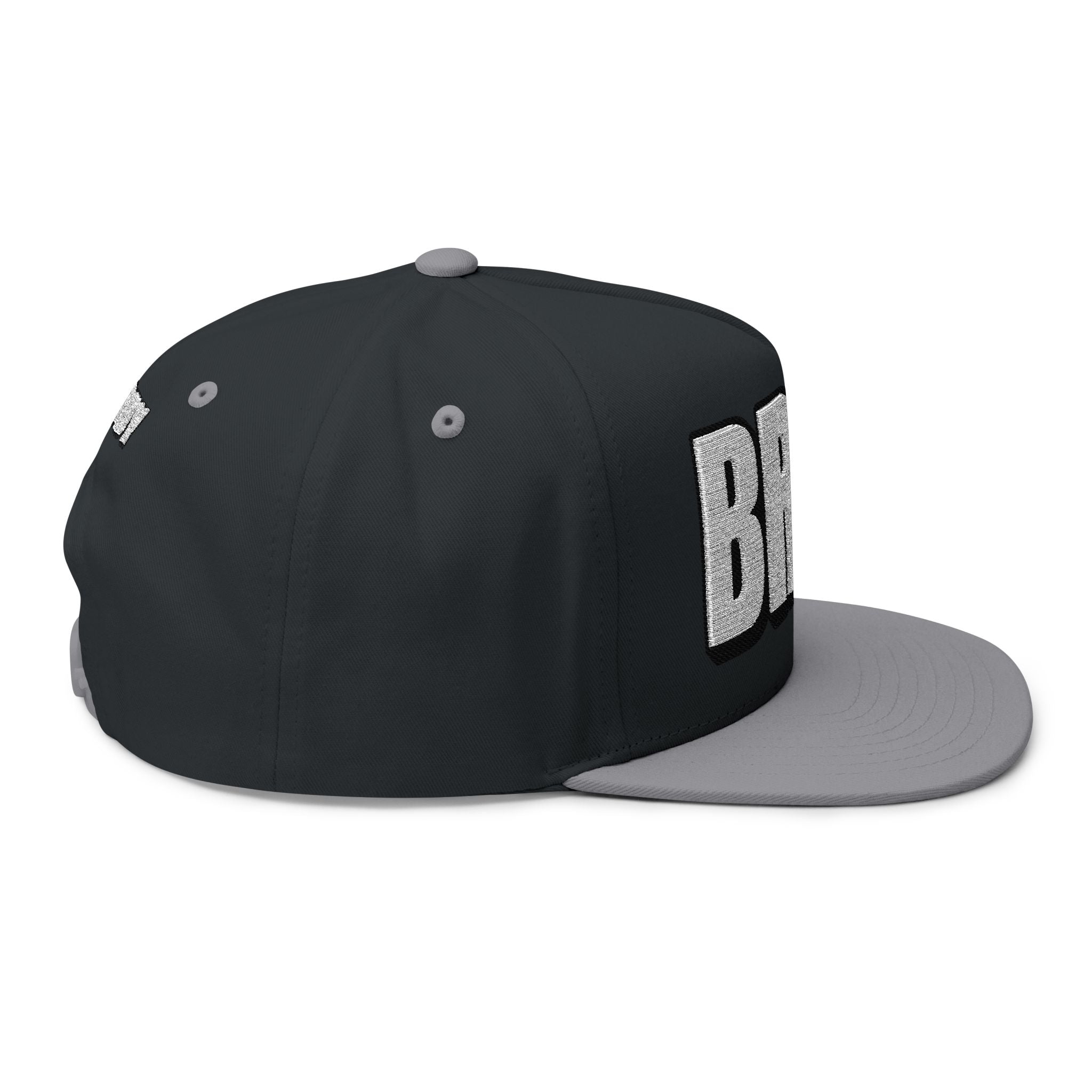 Hats INTO: BRAT Embroidered Flat Bill Cap – Kink Hat for Teasers, Toppers-in-Training & Playfully Disobedient Subs LEATHERDADDY BATOR