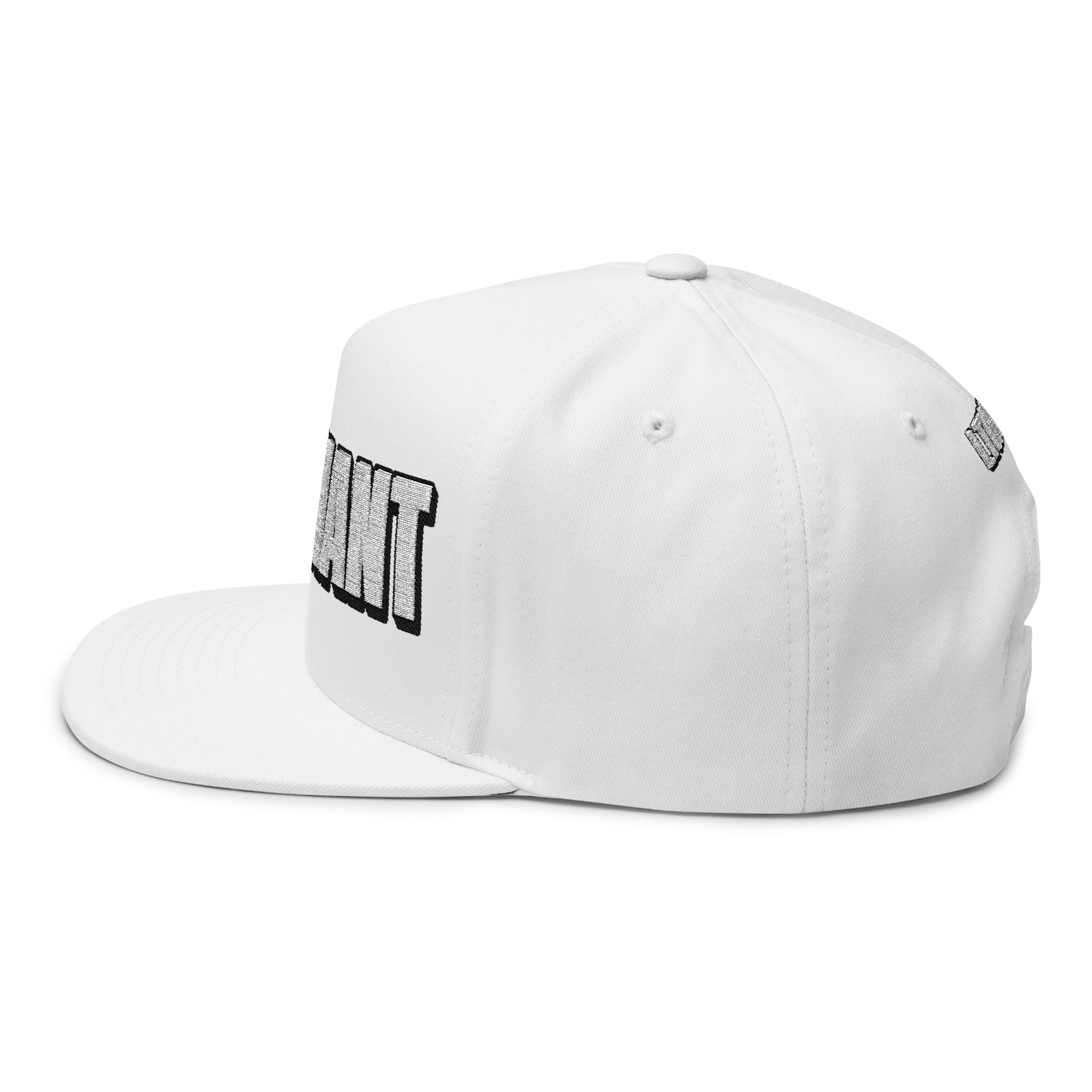 Hats INTO: DOMINANT Embroidered Flat Bill Cap – Kink Hat for Tops, D-Types & Commanding Presence LEATHERDADDY BATOR