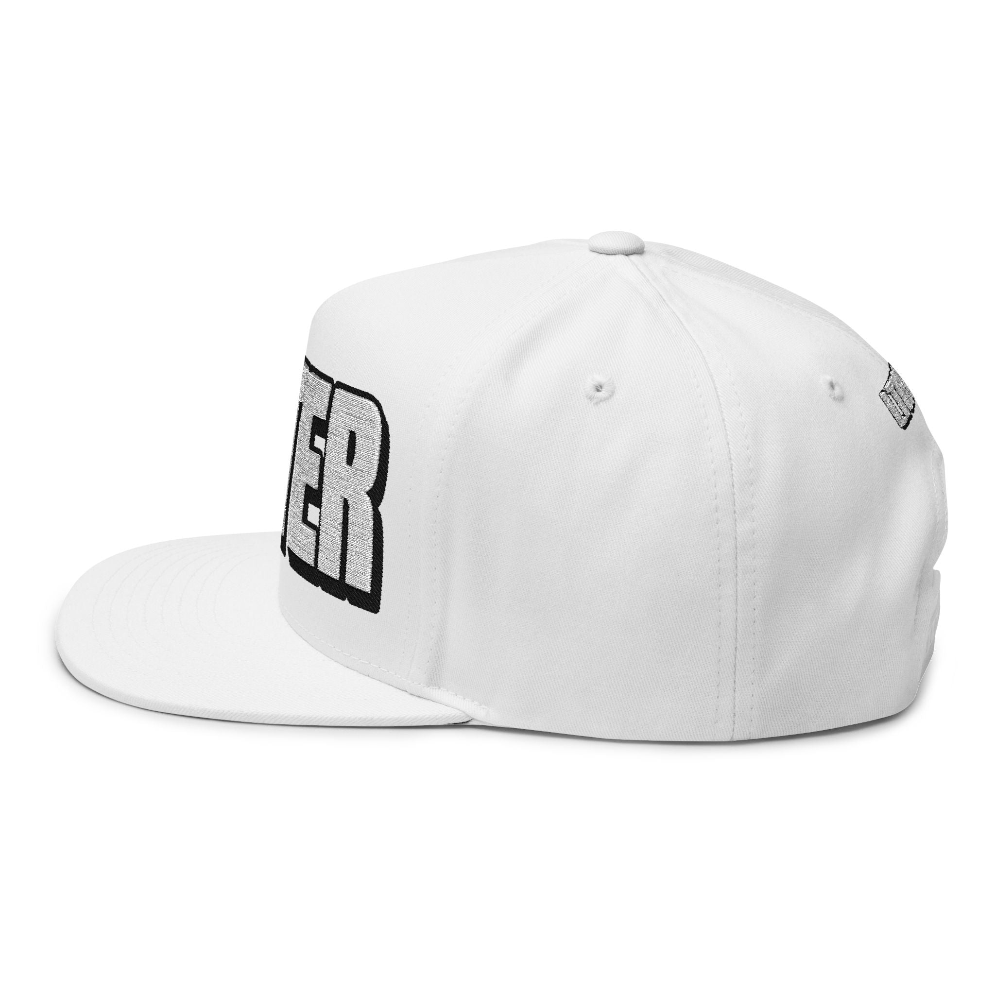 Hats INTO: FISTER Embroidered Flat Bill Cap – Kink Hat for Experienced Tops, Queer Dominants & Deep Play Practitioners LEATHERDADDY BATOR