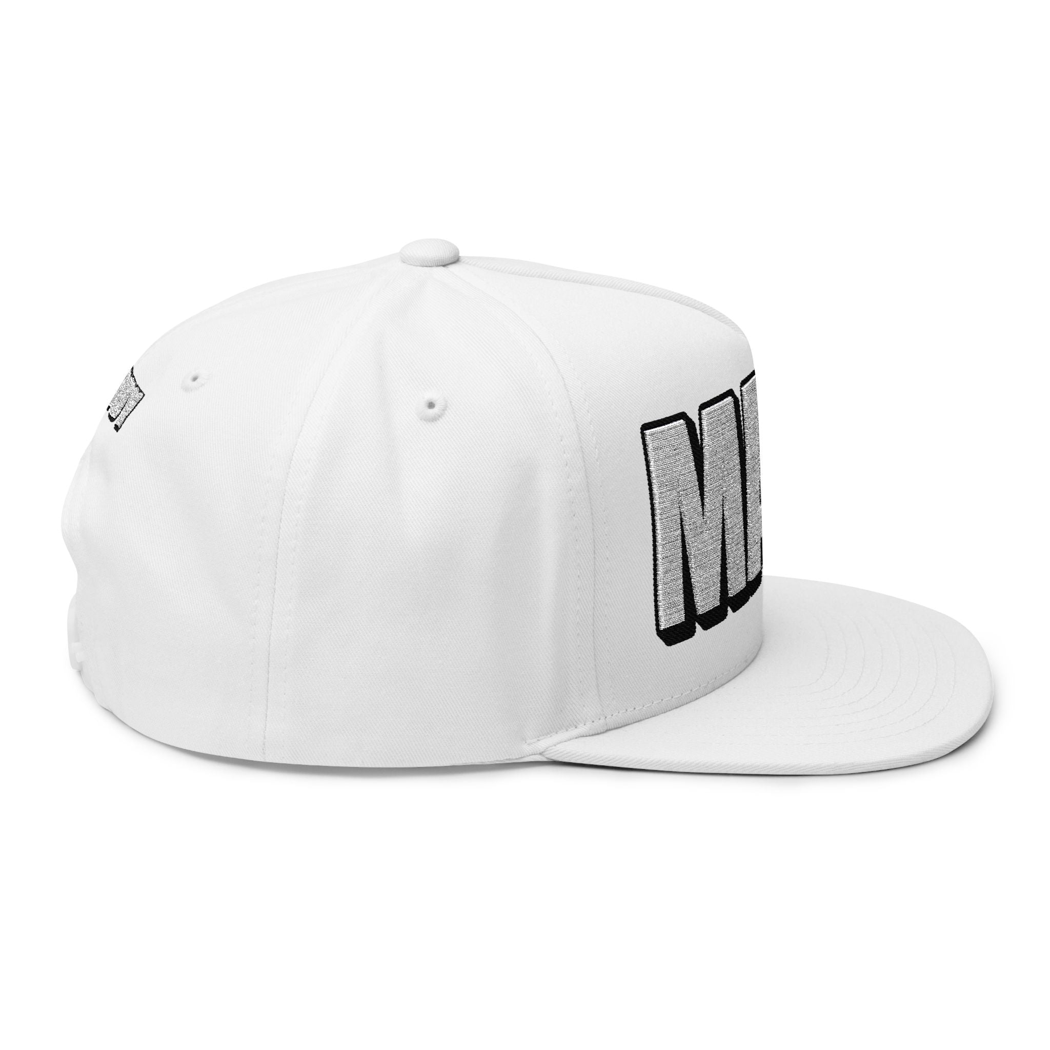Hats INTO: MASC Embroidered Flat Bill Cap – Queer Hat for Masculine Energy, Gender Euphoria & Bold Identity LEATHERDADDY BATOR