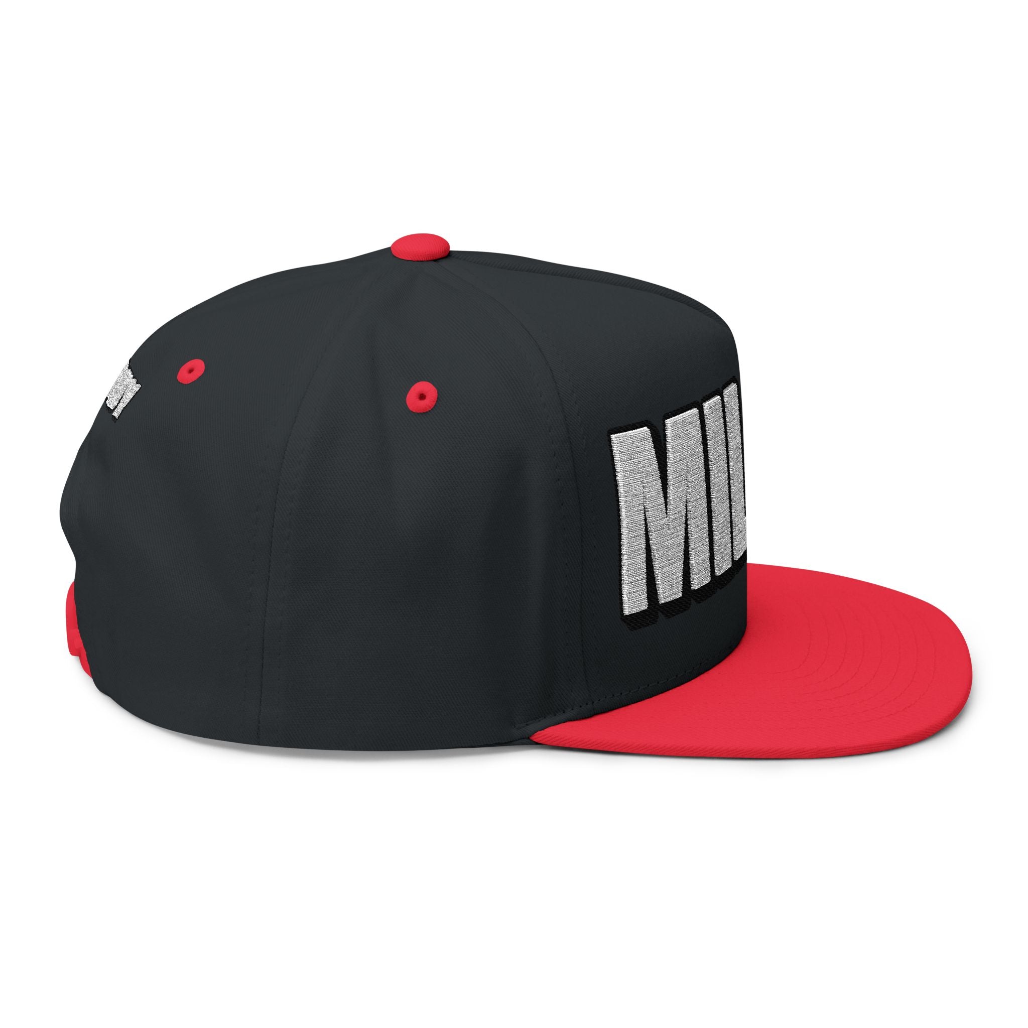 Hats INTO: MILKEE Embroidered Flat Bill Cap – Kink Hat for Edging Subs, JO Hypno Addicts & Drain Devotees LEATHERDADDY BATOR