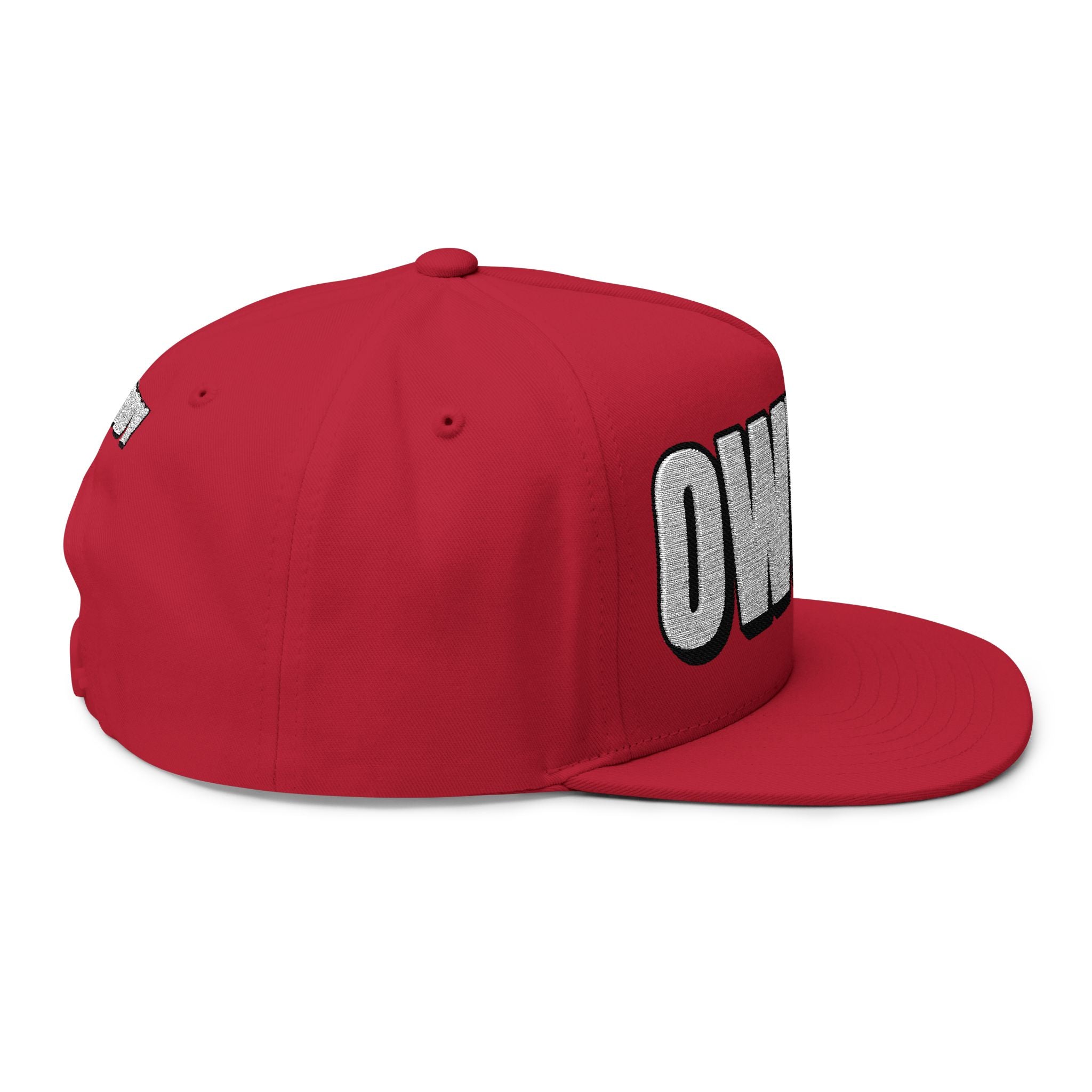 Hats INTO: OWNER Embroidered Flat Bill Cap – Kink Hat for Dominants, D-Types & Power Exchange Authority LEATHERDADDY BATOR