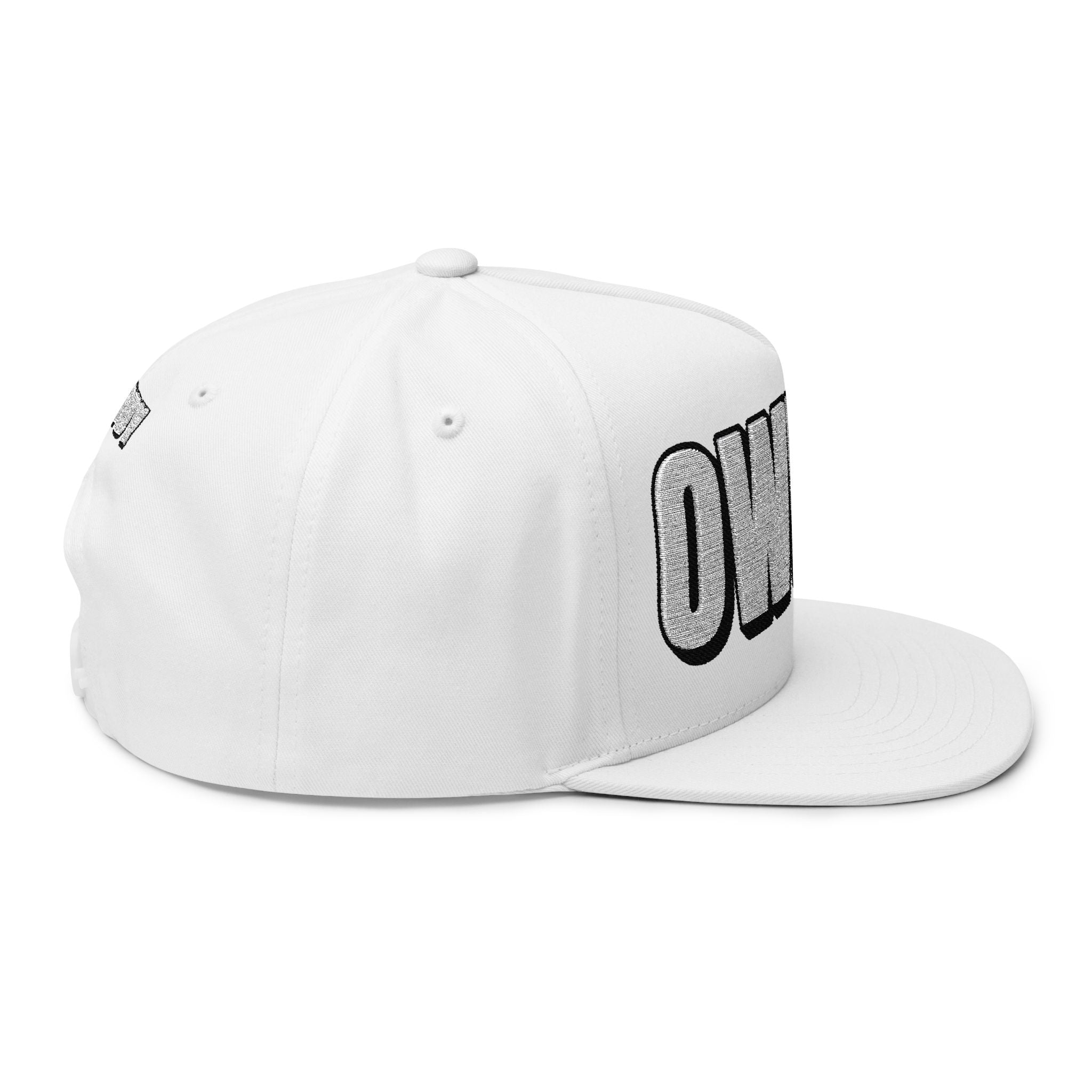 Hats INTO: OWNER Embroidered Flat Bill Cap – Kink Hat for Dominants, D-Types & Power Exchange Authority LEATHERDADDY BATOR