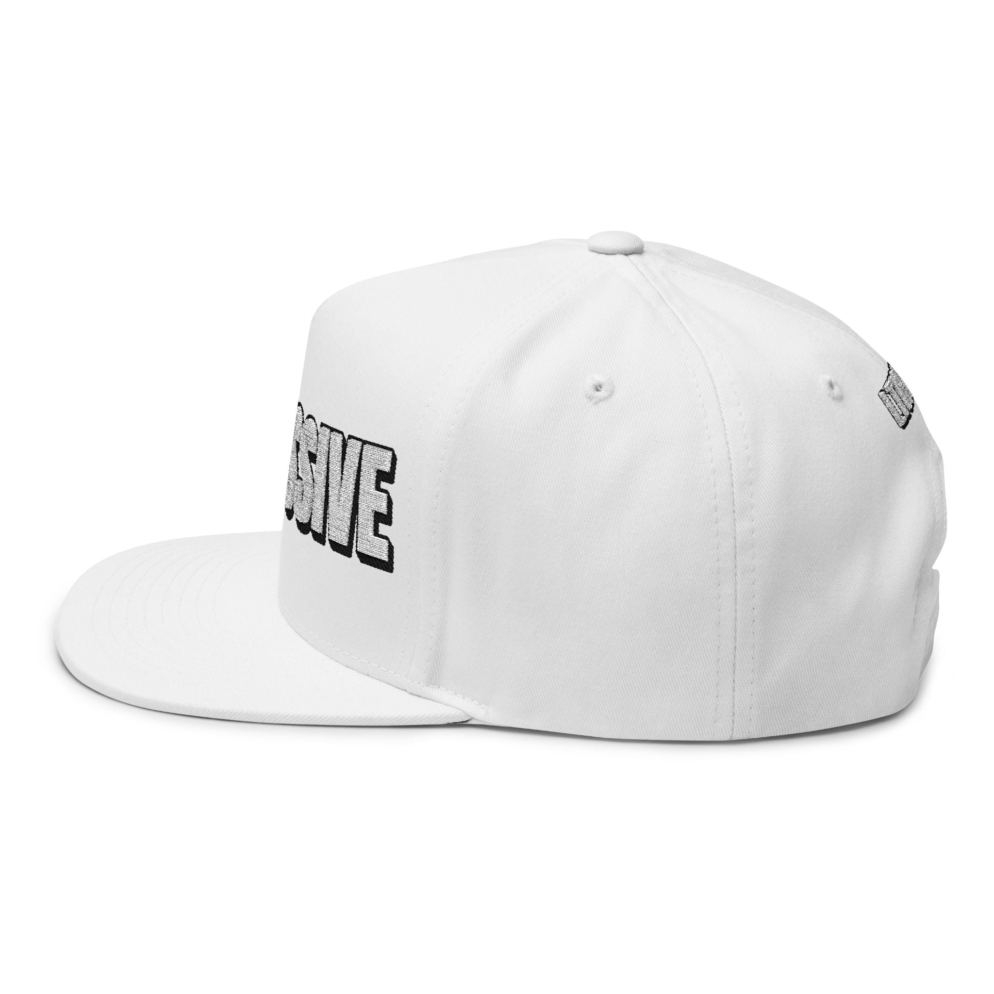 Hats INTO: SUBMISSIVE Embroidered Flat Bill Cap – Kink Hat for Service-Oriented Individuals & Power Exchange Play LEATHERDADDY BATOR