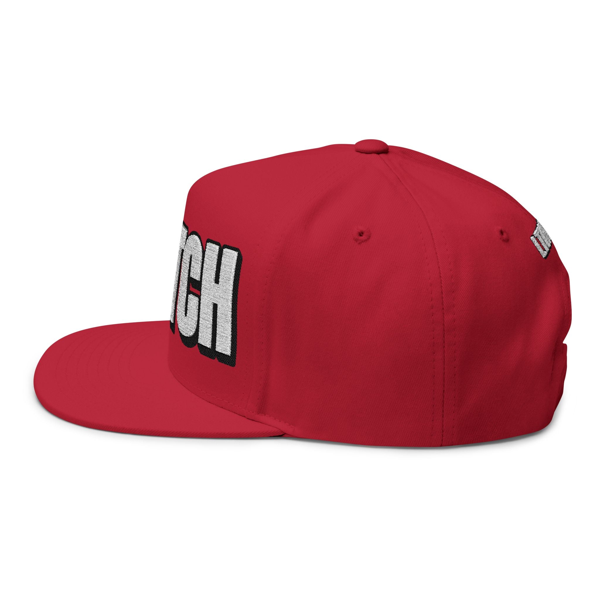 Hats INTO: SWITCH Embroidered Flat Bill Cap – Versatile Kink Hat for Tops, Bottoms & Everyone In Between LEATHERDADDY BATOR