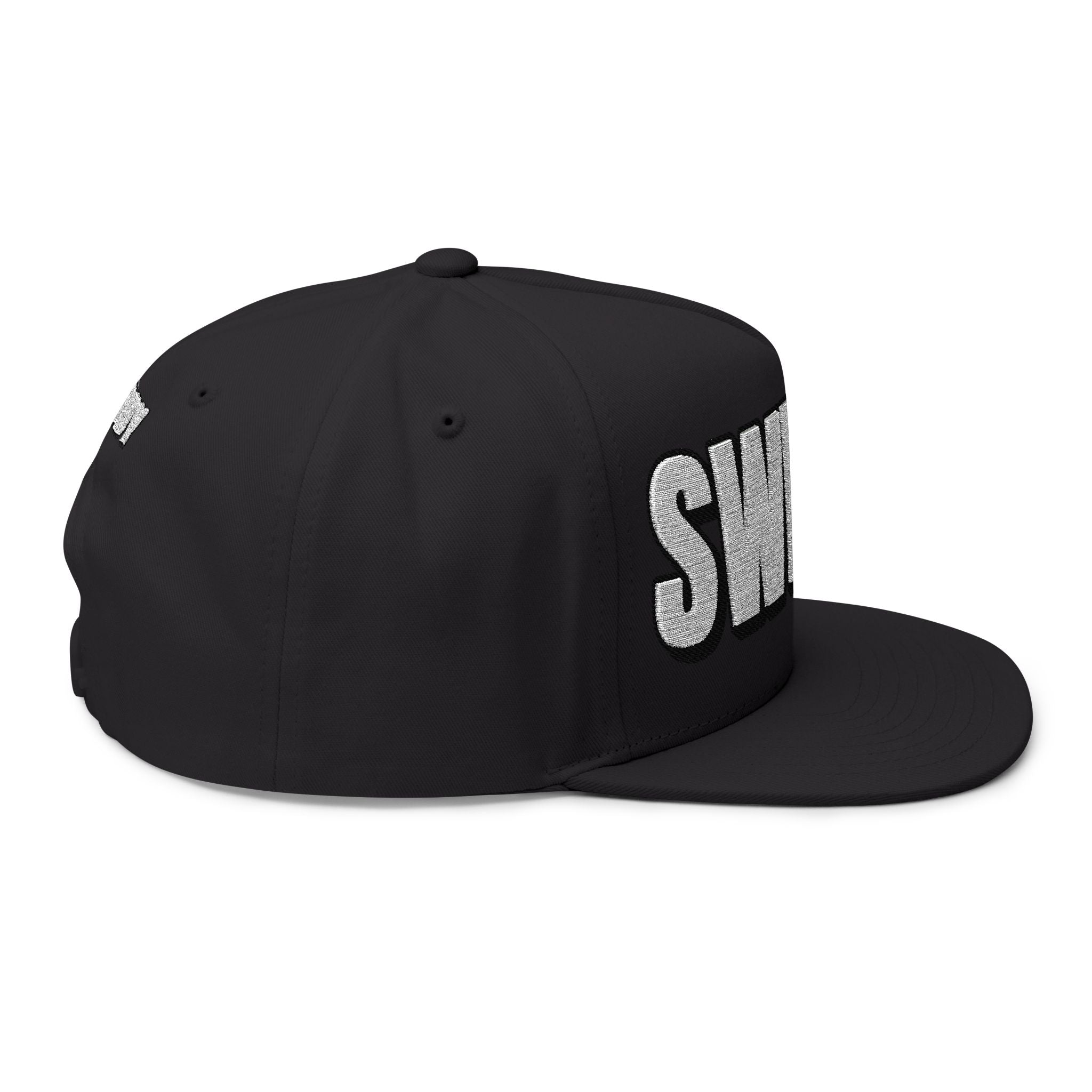Hats INTO: SWITCH Embroidered Flat Bill Cap – Versatile Kink Hat for Tops, Bottoms & Everyone In Between LEATHERDADDY BATOR