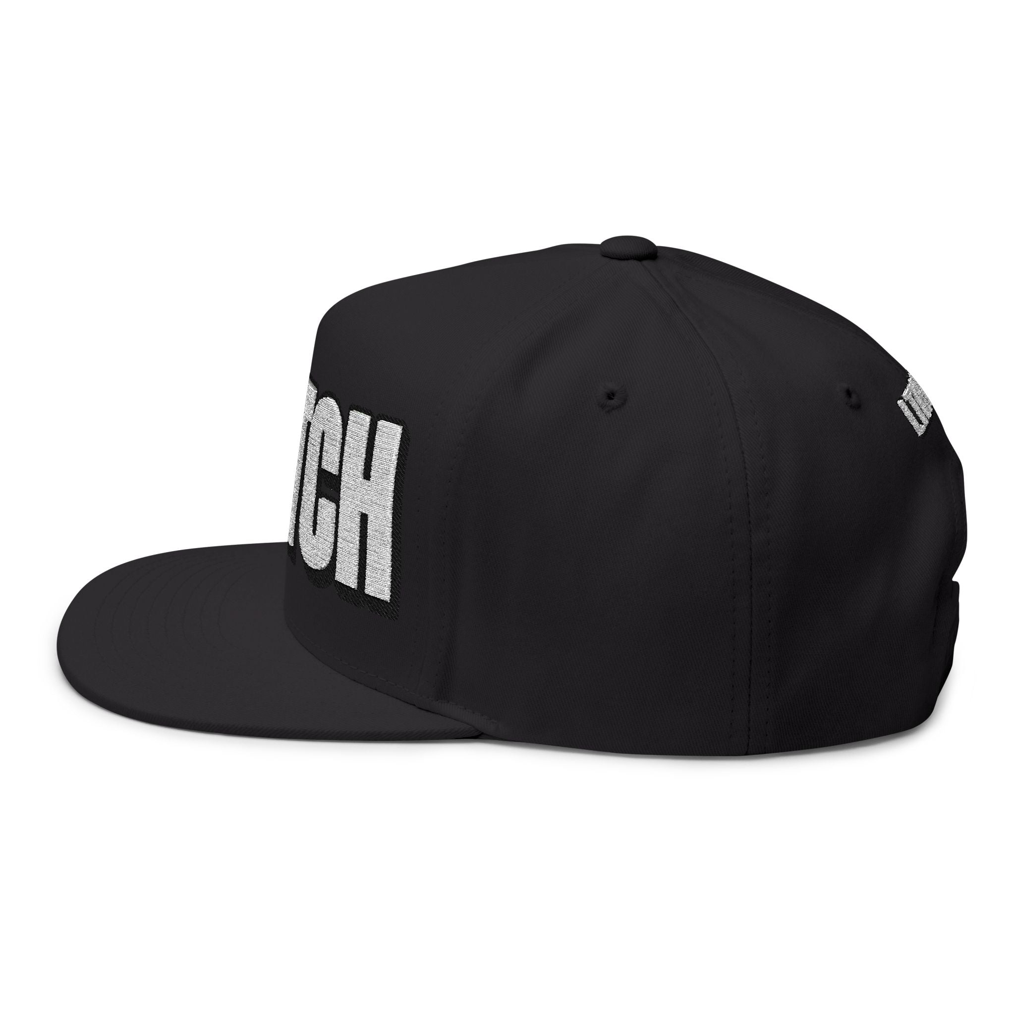 Hats INTO: SWITCH Embroidered Flat Bill Cap – Versatile Kink Hat for Tops, Bottoms & Everyone In Between LEATHERDADDY BATOR