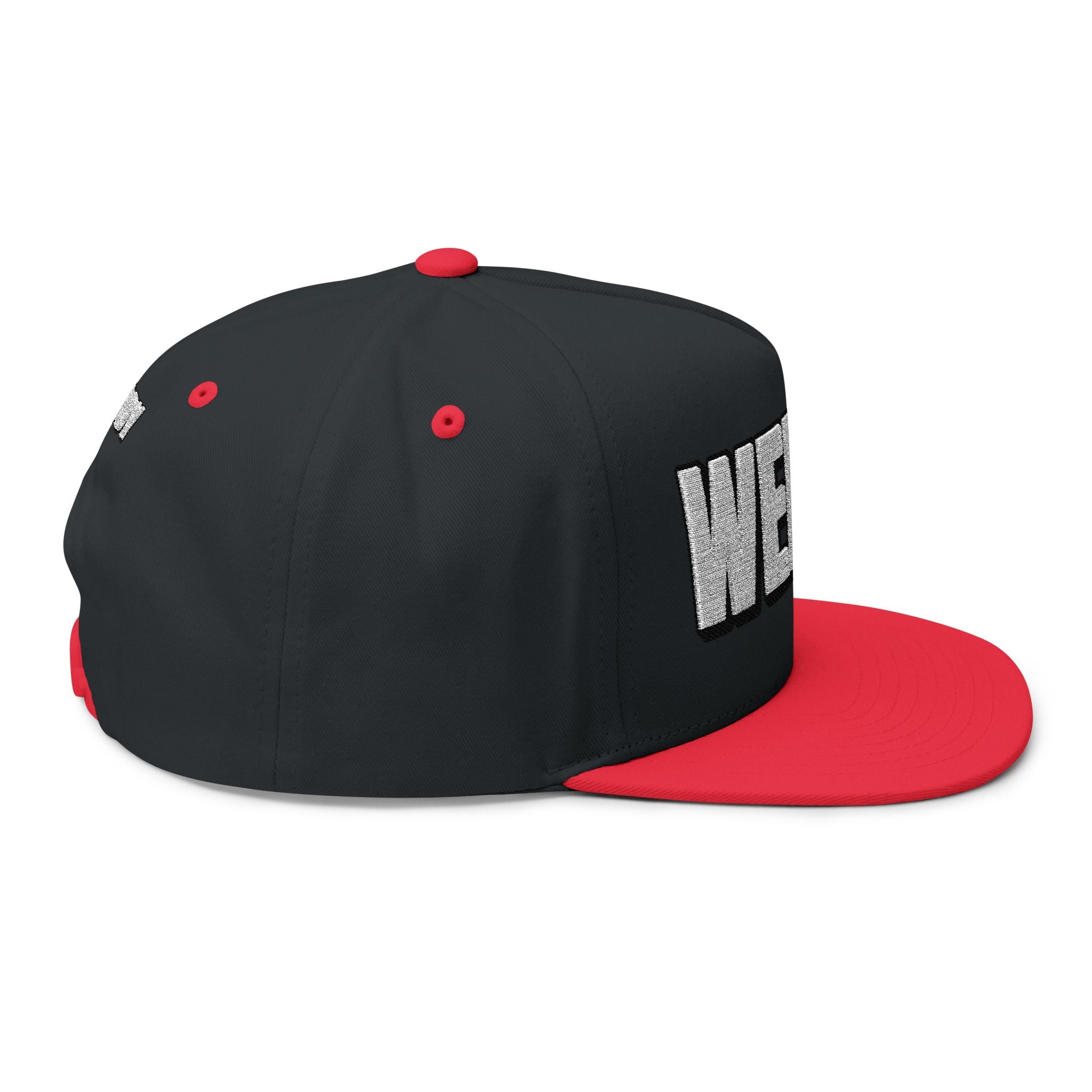 Hats INTO: WEDGIE Embroidered Flat Bill Cap – Kink Hat for Wedgie Fetishists, Tease & Denial Players, and Naughty Brats LEATHERDADDY BATOR