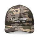 Hats One size / Camo Olive Locktober LockedBoy Caged Unit Camo Snapback Cap – Olive, Brown, and Black Camo Styles Embroidery | Outdoor Adventure Cap, Hunting Gear, Casual Wear, Gift for Dad. LEATHERDADDY BATOR