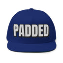 Hats One size / Royal INTO: PADDED Embroidered Flat Bill Cap – Kink Hat for ABDL, Age Play & Diaper Lovers LEATHERDADDY BATOR