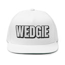 Hats One size / White INTO: WEDGIE Embroidered Flat Bill Cap – Kink Hat for Wedgie Fetishists, Tease & Denial Players, and Naughty Brats LEATHERDADDY BATOR