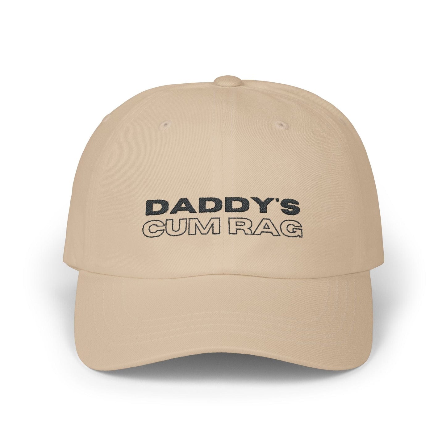 Hats Stone "Daddy's C*mRag" Embroidered Dad Cap LEATHERDADDY BATOR