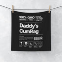 Home Decor 13" × 13" / White Daddy's C*mRag - NEW Design #2 LEATHERDADDY BATOR