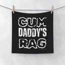 Home Decor 13" × 13" / White Daddy's C*mRag - NEW Design #3 LEATHERDADDY BATOR
