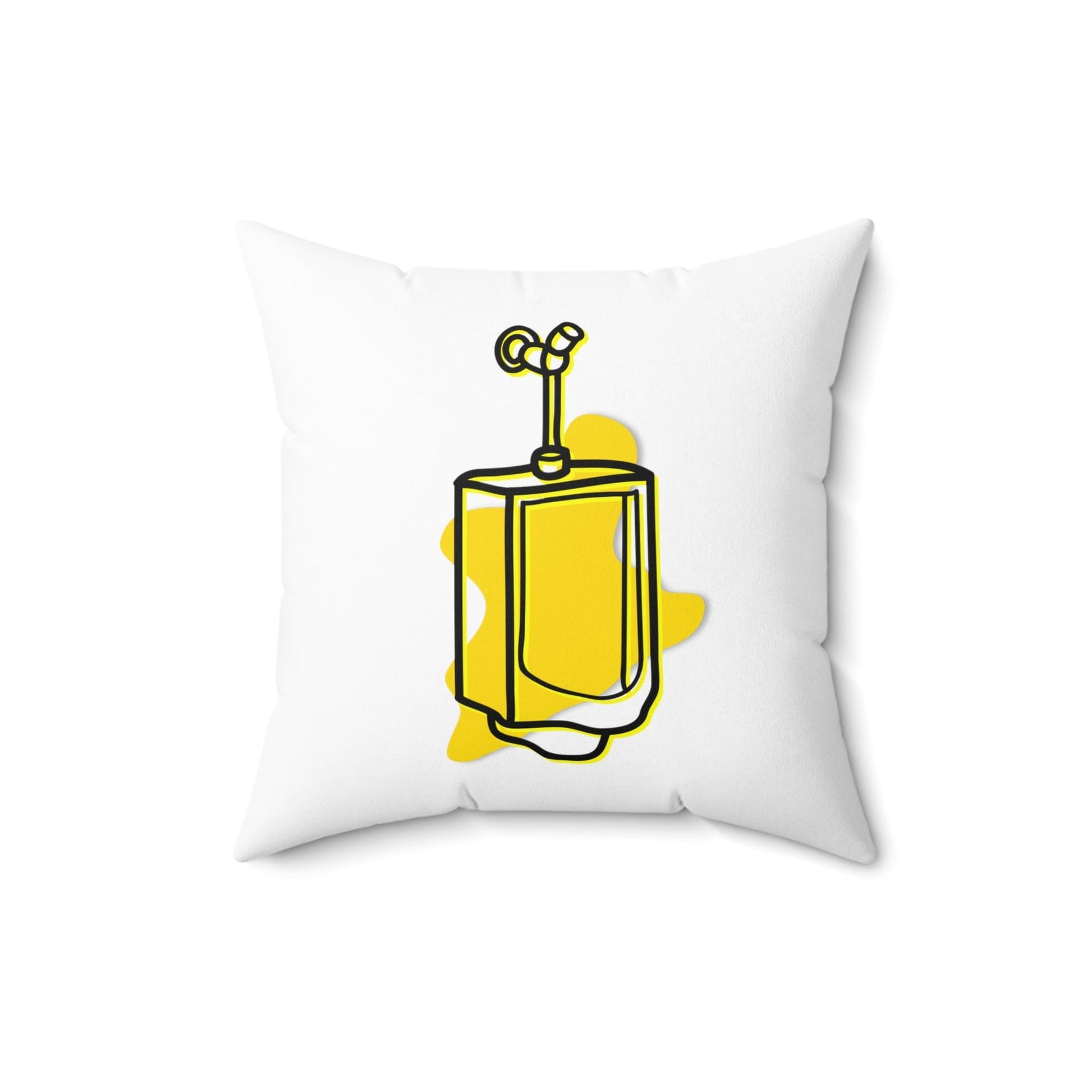 Home Decor 16" × 16" Urine For A Treat Spun Polyester Square Pillow LEATHERDADDY BATOR