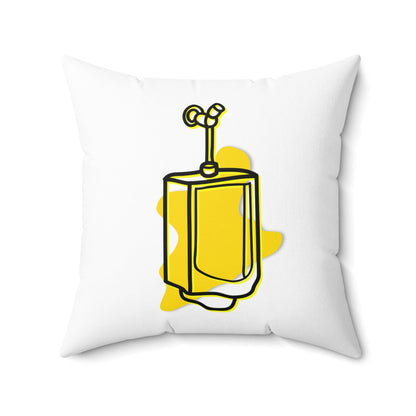 Home Decor 20" × 20" Urine For A Treat Spun Polyester Square Pillow LEATHERDADDY BATOR