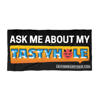 Home Decor 30" × 60" TastyHole Beach Towel LEATHERDADDY BATOR