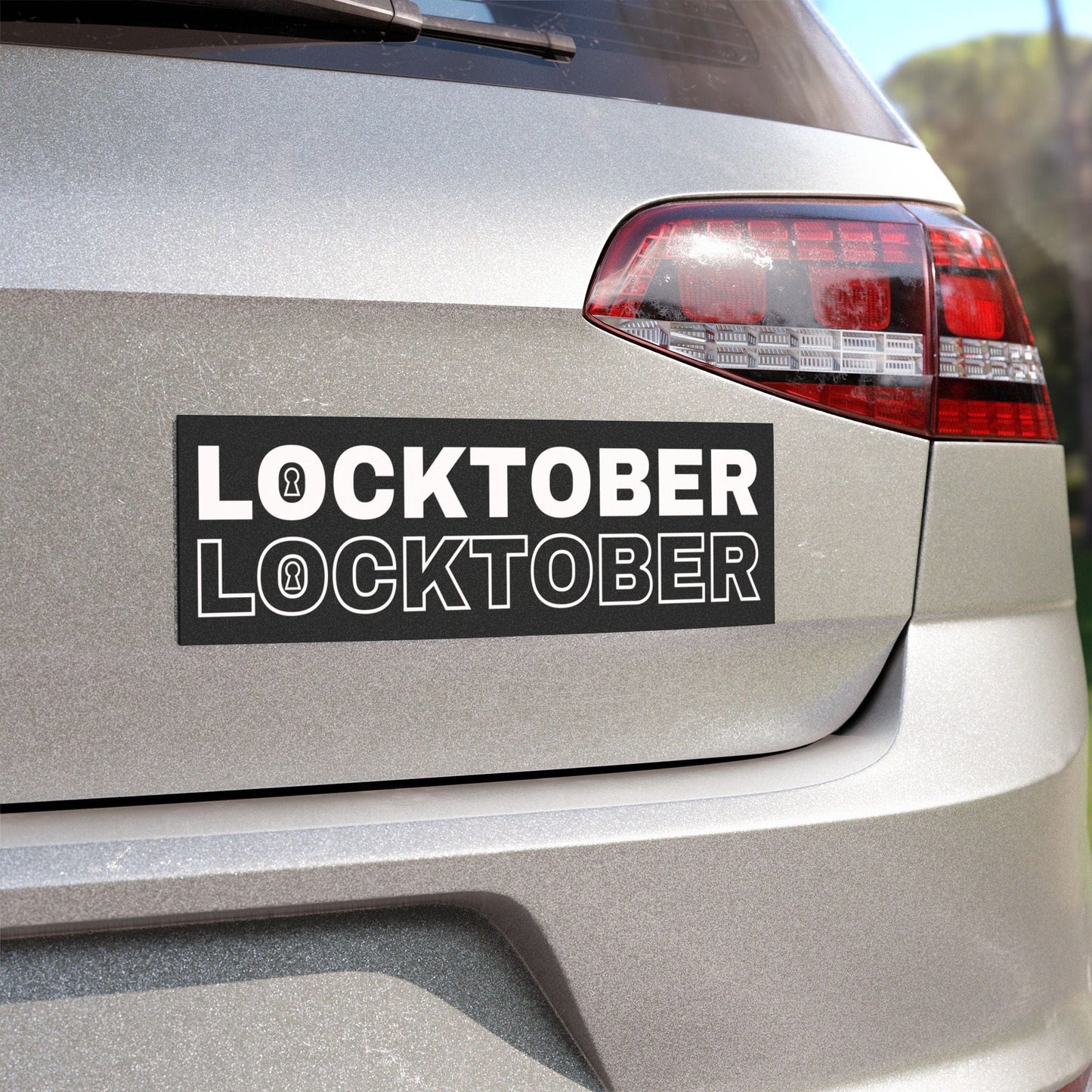 Home Decor LockTober - Car Magnet - LockedBoy Athletics - LeatherDaddy Skin Co. LEATHERDADDY BATOR