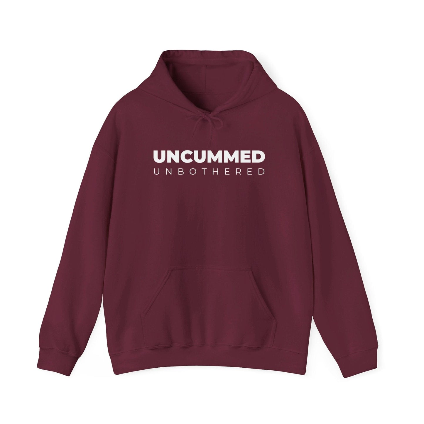 Hoodie Maroon / S Unc*mmed & Unbothered Hoodie - Lockedboy Athletics by LeatherDaddy LEATHERDADDY BATOR