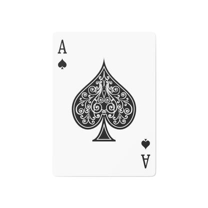 Paper products 2.47" x 3.47" / White / Semi Glossy TastyHole Poker Cards LEATHERDADDY BATOR