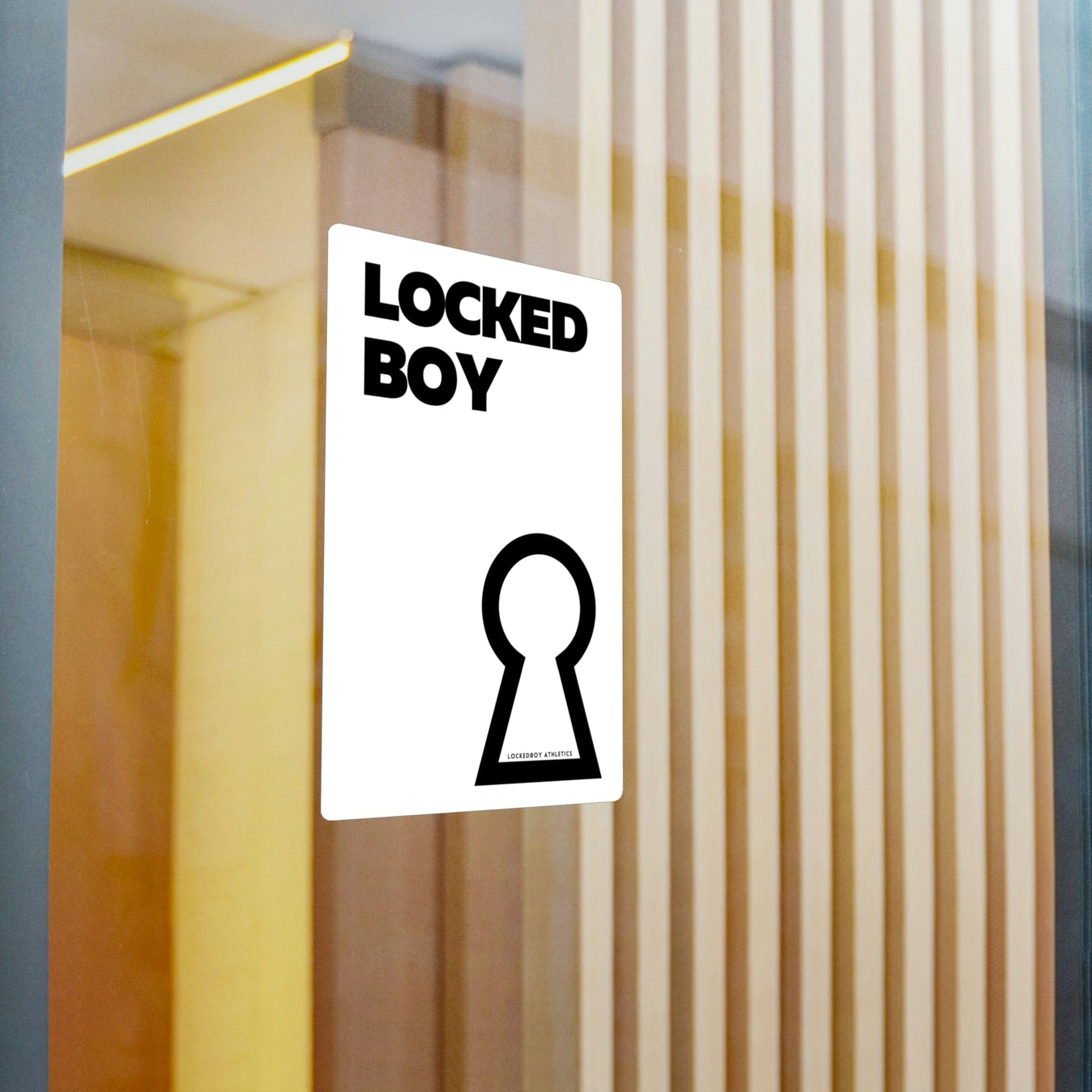 Paper products LockedBoy Vinyl Sticker LEATHERDADDY BATOR