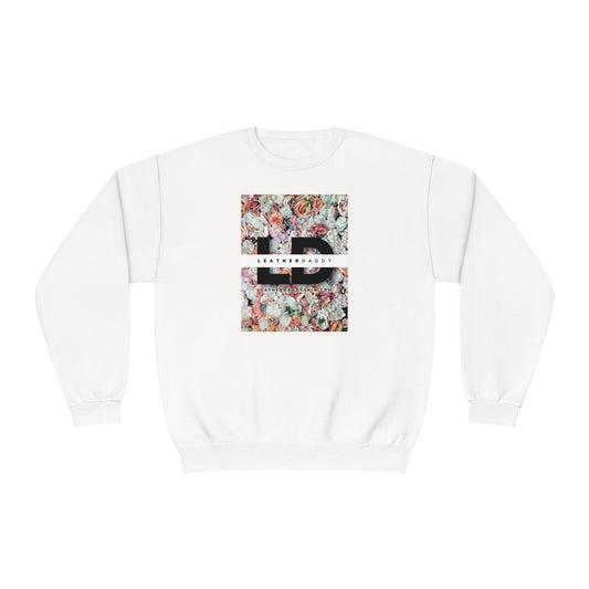 Sweatshirt White / S LeatherDaddy Floral Crewneck Sweatshirt - Pinks/Oranges LEATHERDADDY BATOR