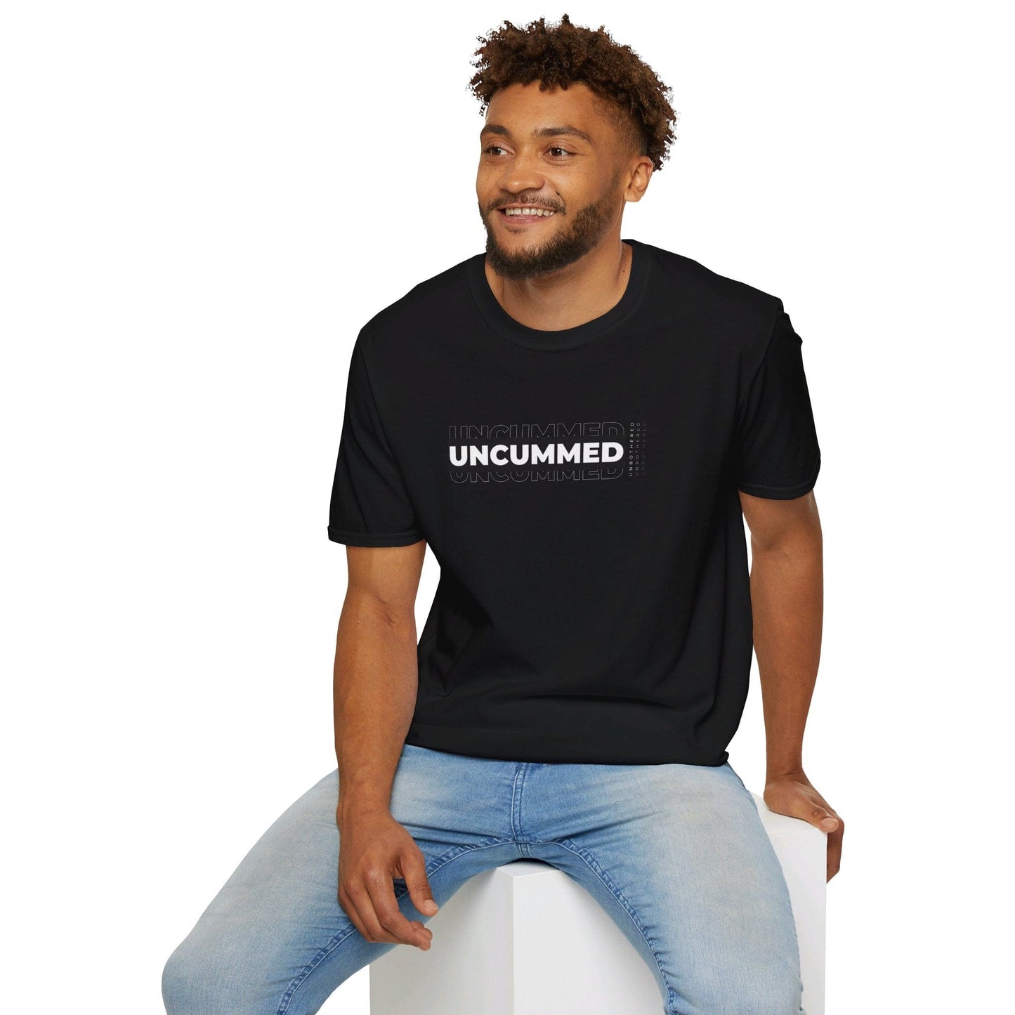 T-Shirt Black / S V2 Unc*mmed & Unbothered T-Shirt - Lockedboy Athletics by LeatherDaddy LEATHERDADDY BATOR