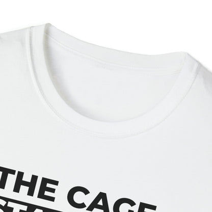 T-Shirt Cage Stays On - Lockedboy Athletics Chastity Tshirt LEATHERDADDY BATOR