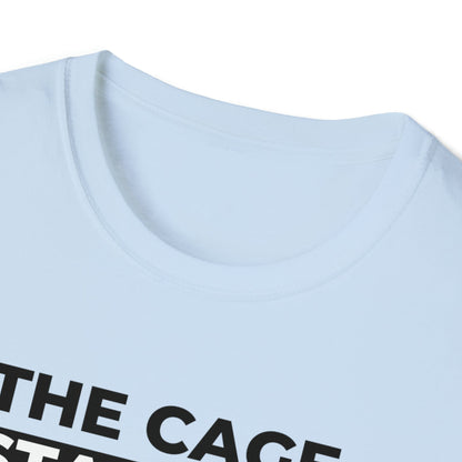 T-Shirt Cage Stays On - Lockedboy Athletics Chastity Tshirt LEATHERDADDY BATOR