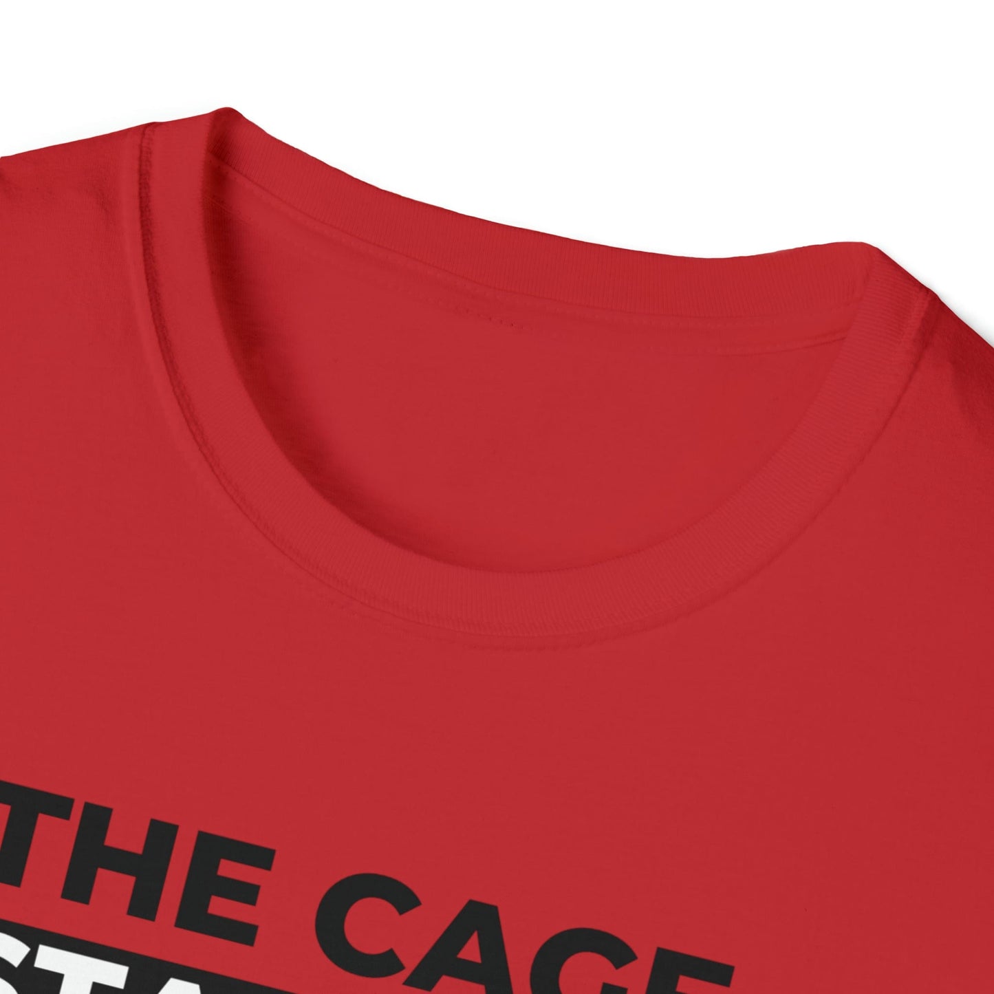 T-Shirt Cage Stays On - Lockedboy Athletics Chastity Tshirt LEATHERDADDY BATOR