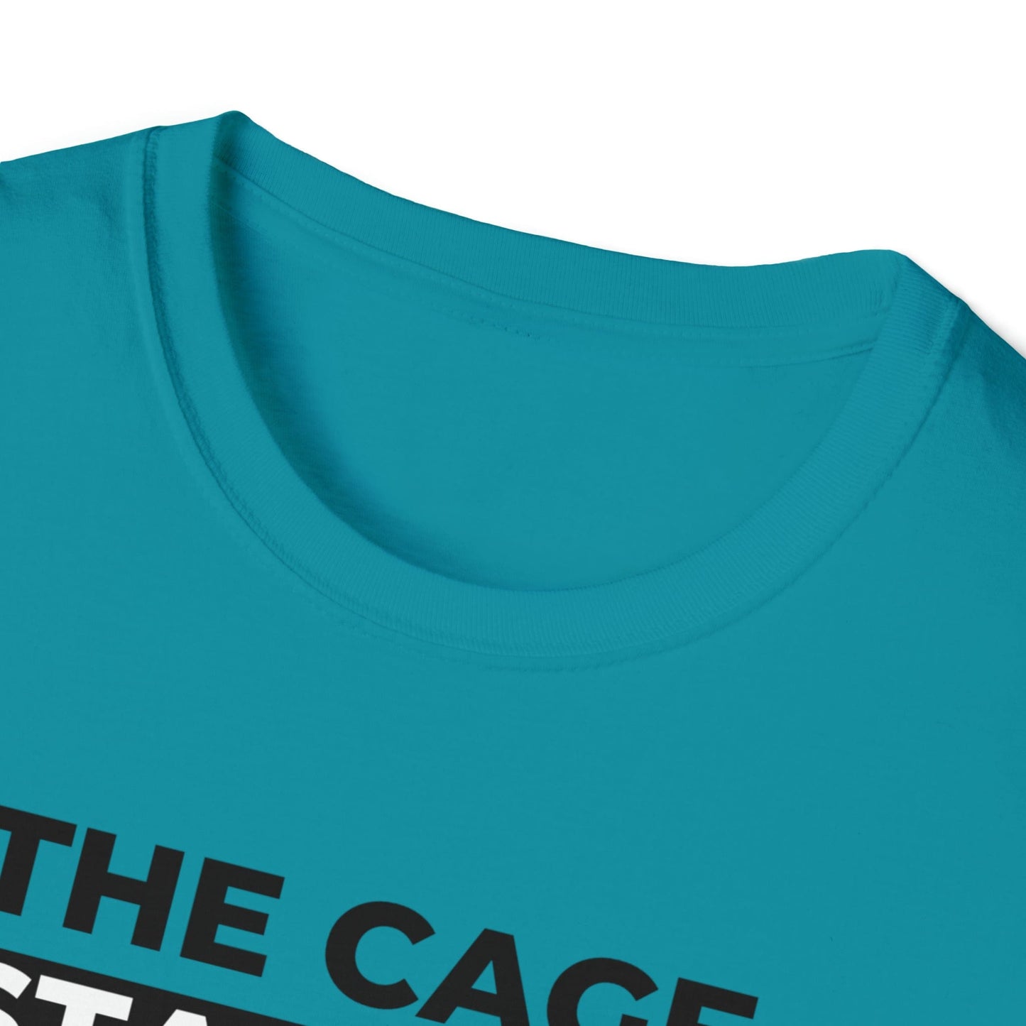 T-Shirt Cage Stays On - Lockedboy Athletics Chastity Tshirt LEATHERDADDY BATOR