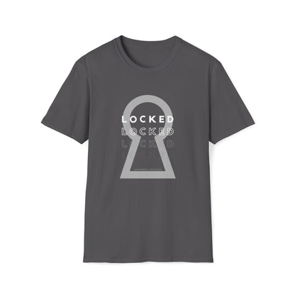 T-Shirt Charcoal / S Lockedboy KeyHOLE Echo - Lockedboy Athletics Chastity Tshirt LEATHERDADDY BATOR