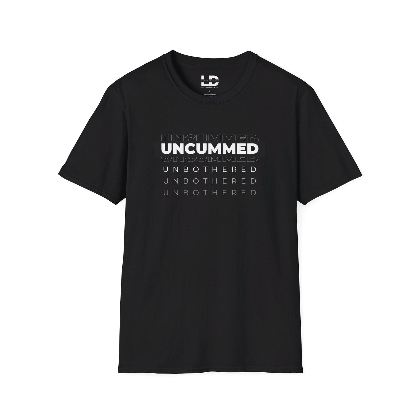 T-Shirt Repeat Unc*mmed & Unbothered T-Shirt - Lockedboy Athletics by LeatherDaddy LEATHERDADDY BATOR