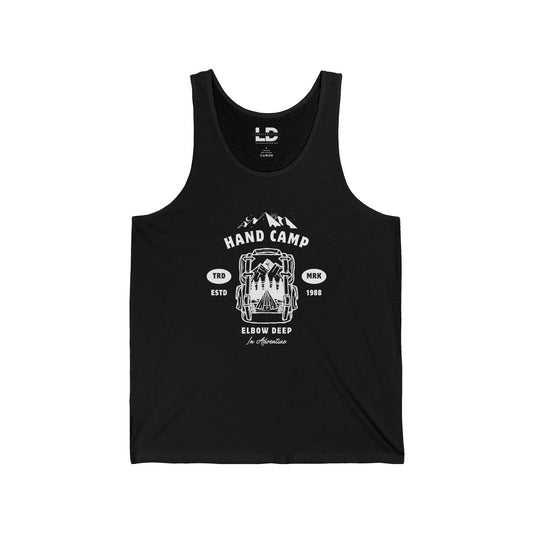 Tank Top XS / Black Hand Camp Tank Top – Subtle, Sexy, and Ready to FFlex LEATHERDADDY BATOR