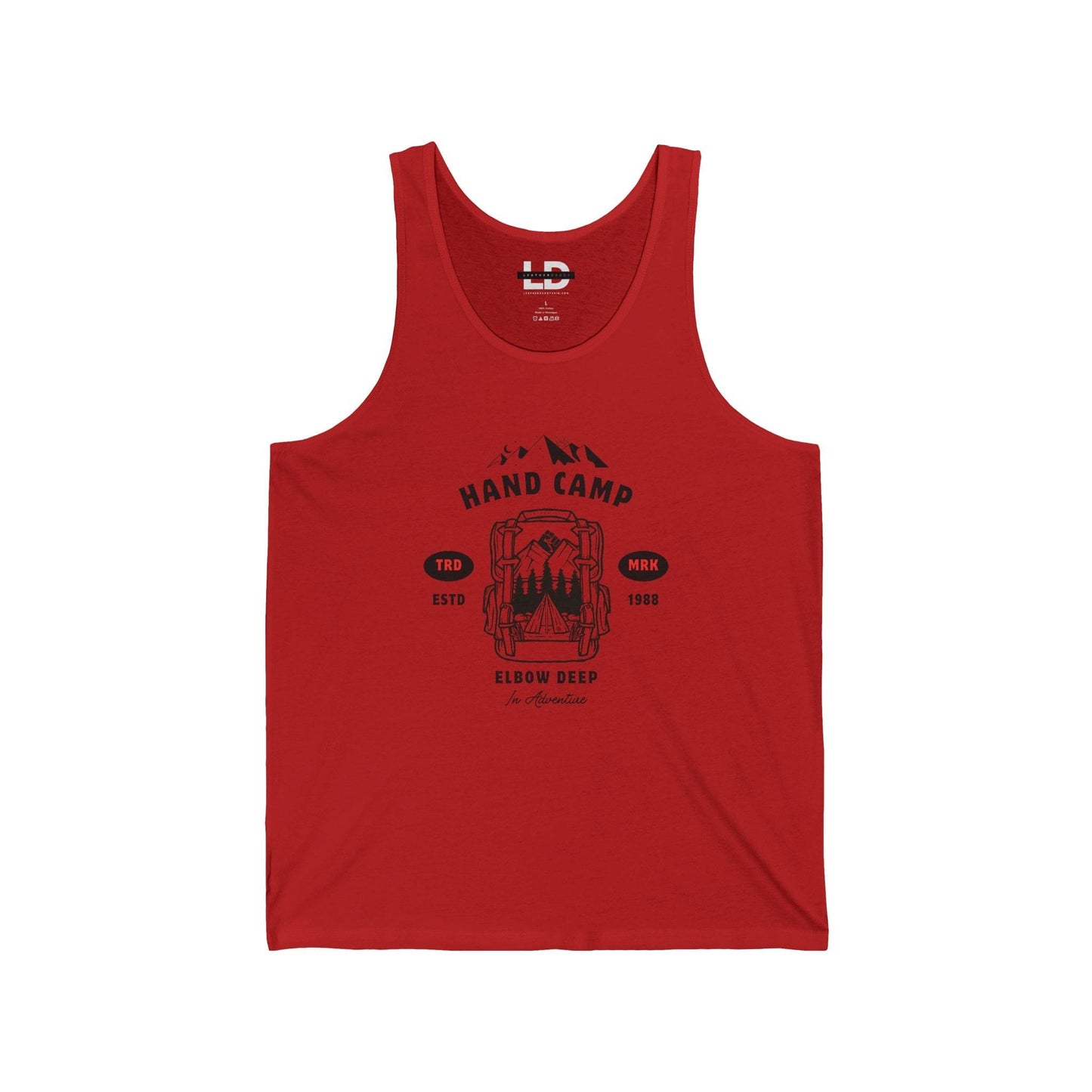 Tank Top XS / Red Hand Camp Tank Top – Subtle, Sexy, and Ready to FFlex LEATHERDADDY BATOR